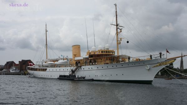 Dänemark - Kopenhagen - Macron zu Besuch bei Königin Margrethe auf der Königsyacht Dannebrog 
2018 Eurovisionsports
