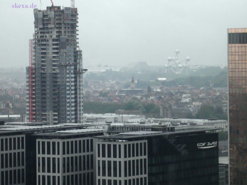 Brüssel - Blick aus der Hotel-Sauna auf Atomium
2013 Tour Brüssel
